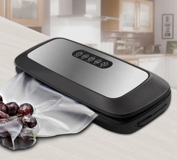 Stainless steel kitchen baler QH-03 vacuum sealer with 30cm sealing length and 130W power