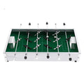 Aluminium alloy mini foosball table game with 2 footballs measuring 20.5 x 11.5 x 3cm
