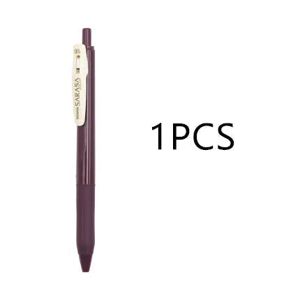 0.5mm bullet press water pen in retro colour options with refillable gel ink cartridge
