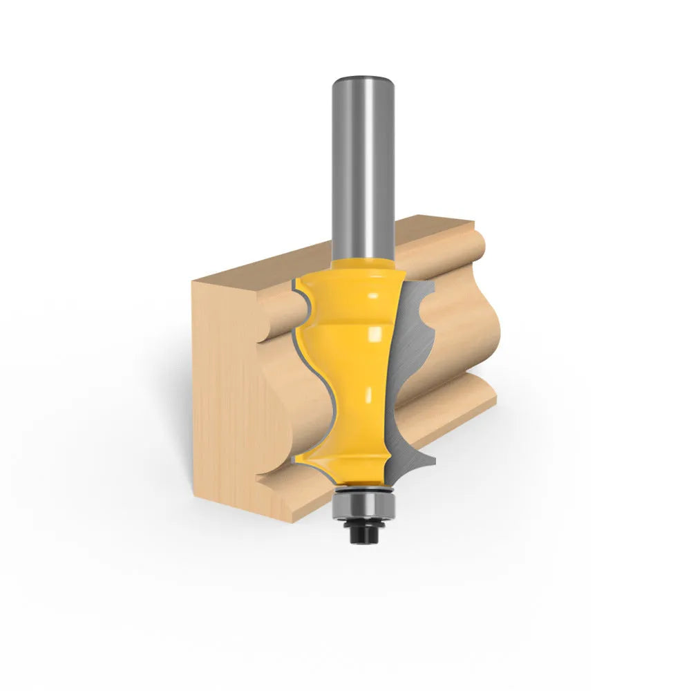 Fish-shaped armrest knife 12mm mould drill bit with YG6 alloy cutter head for wood line cutting