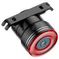 Smart brake sensing USB charging bicycle taillight with aluminum housing and COB LED