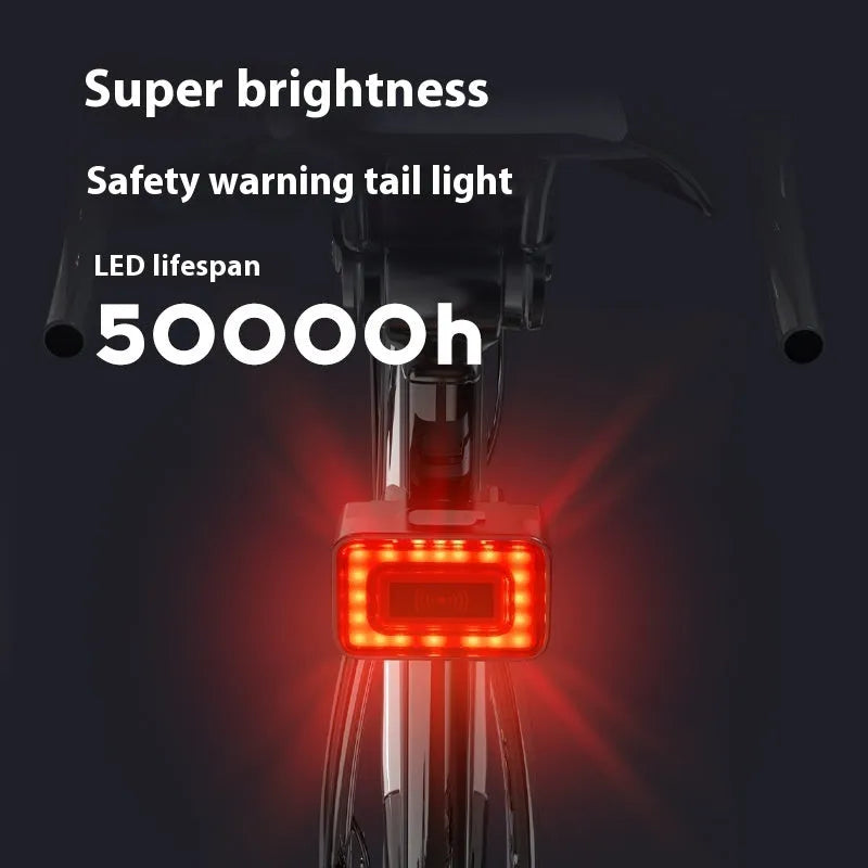 Black radar detection bicycle safety taillight with dual plastic mounting brackets.