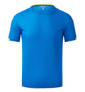 A man's short sleeve ice silk quick-dry shirt in a solid colour, shown in a range of sizes and colours.
