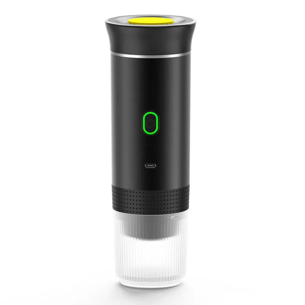 Portable 3-in-1 electric espresso machine for capsules and ground coffee in multiple colours
