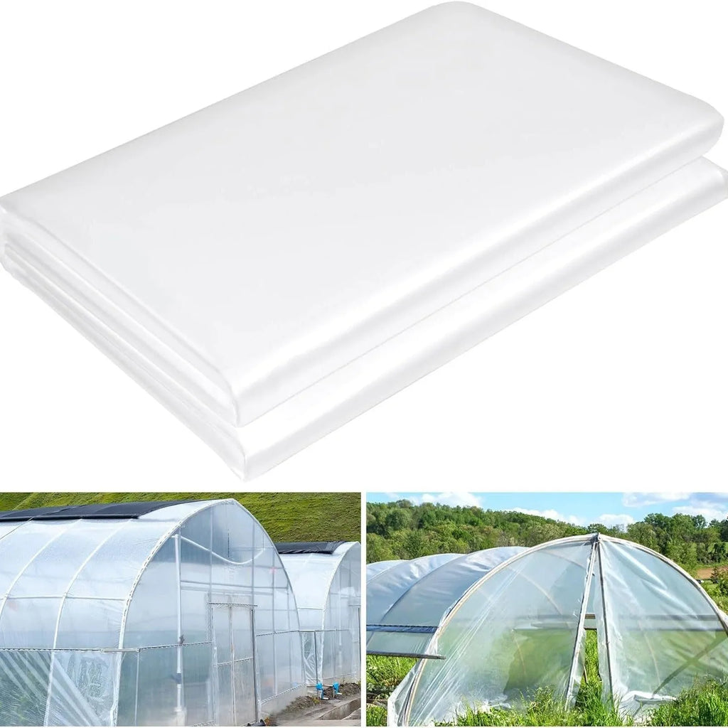 Roll of 4m x 8m plastic cold insulation film for greenhouse vegetable sheds.
