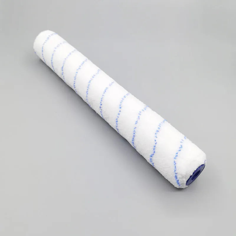 18-inch paint roller with three brush head types: long hair 18mm, medium hair 9mm, and short hair 6mm for wall painting
