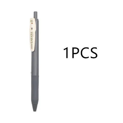 0.5mm bullet press water pen in retro colour options with refillable gel ink cartridge