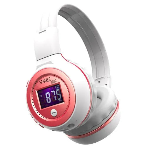 Fanatic B570 Bluetooth headset in headband style with volume controls and memory card slot