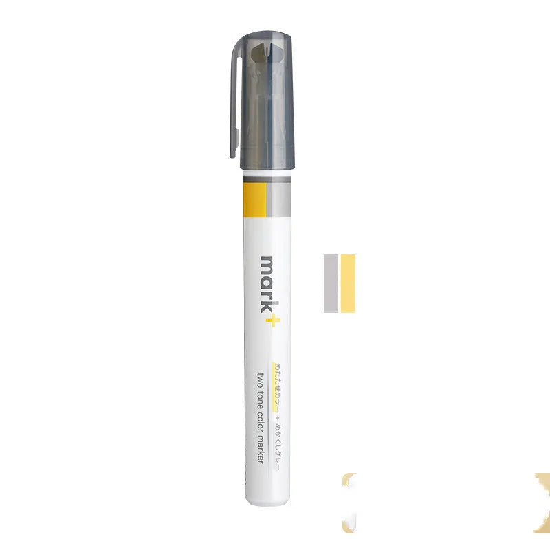 Mark+ series marker pens in six colours with 15mm bullet tips for writing and drawing
