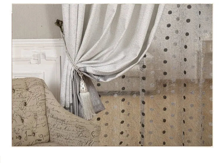 Simple blackout curtain panel shown hanging, with choice of hook, Korean hook or ring heading styles.