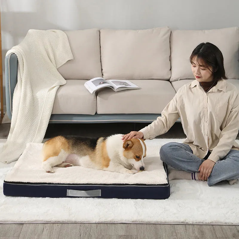 Removable cover memory sponge dog mat in multiple colour and size options