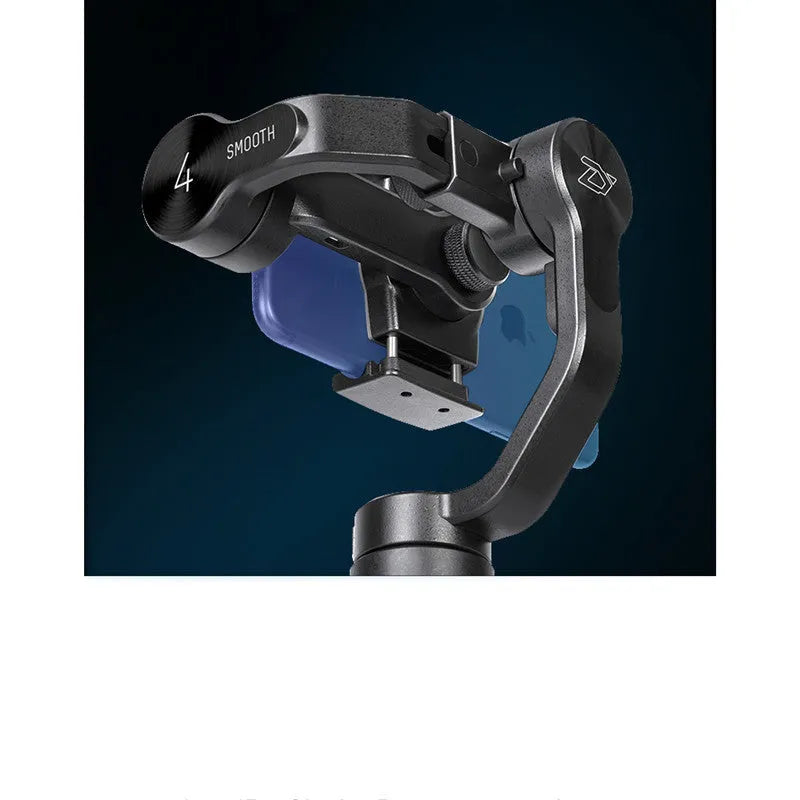 Black mobile phone shooting stabilizer handheld gimbal with ABS construction