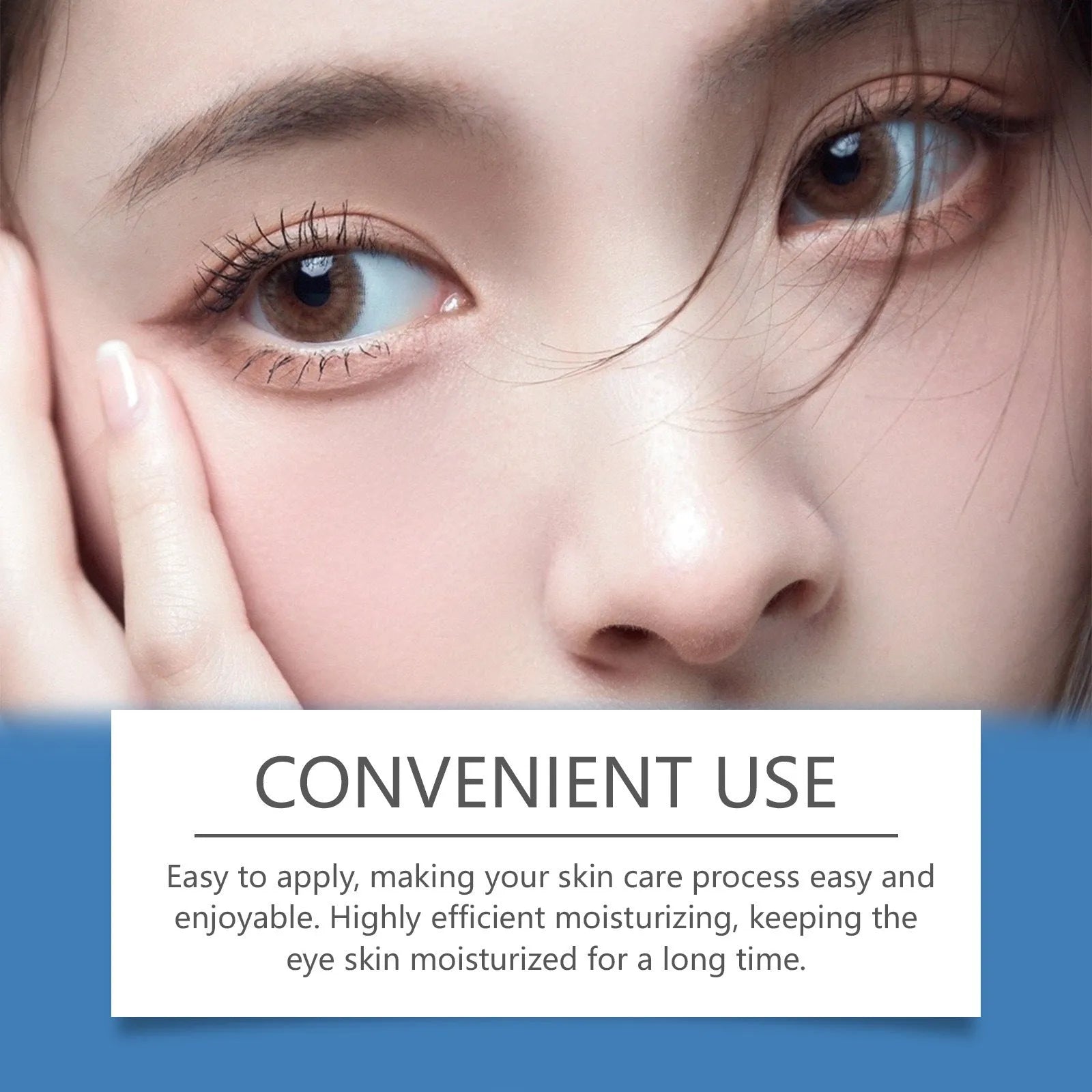 Viareline collagen firming eye cream 15g container with tripeptide extract