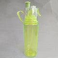 600ml spray water bottle in pink with mist function for cycling and training use