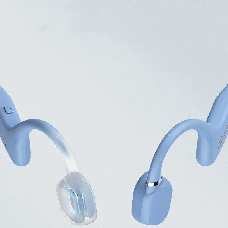 Bone conduction Bluetooth wireless headset in neck-hanging design for sports running