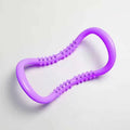 Purple blue or pink yoga ring stretching bracelet for Pilates roller back opener exercises