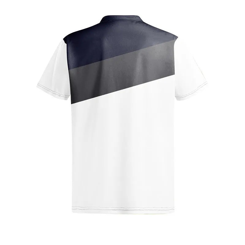 Men's loose fit short sleeve t-shirt featuring a colourful 3D digital printed pattern.