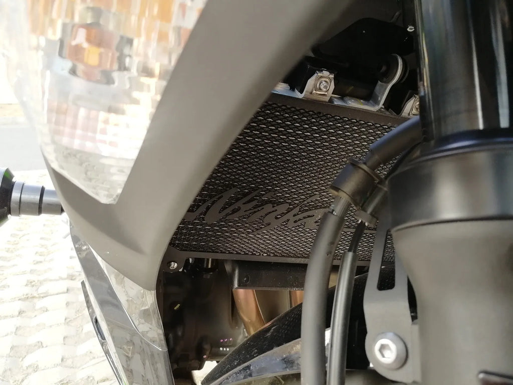 Kawasaki Z400 Ninja 400 motorcycle water tank protective net cover in black colour