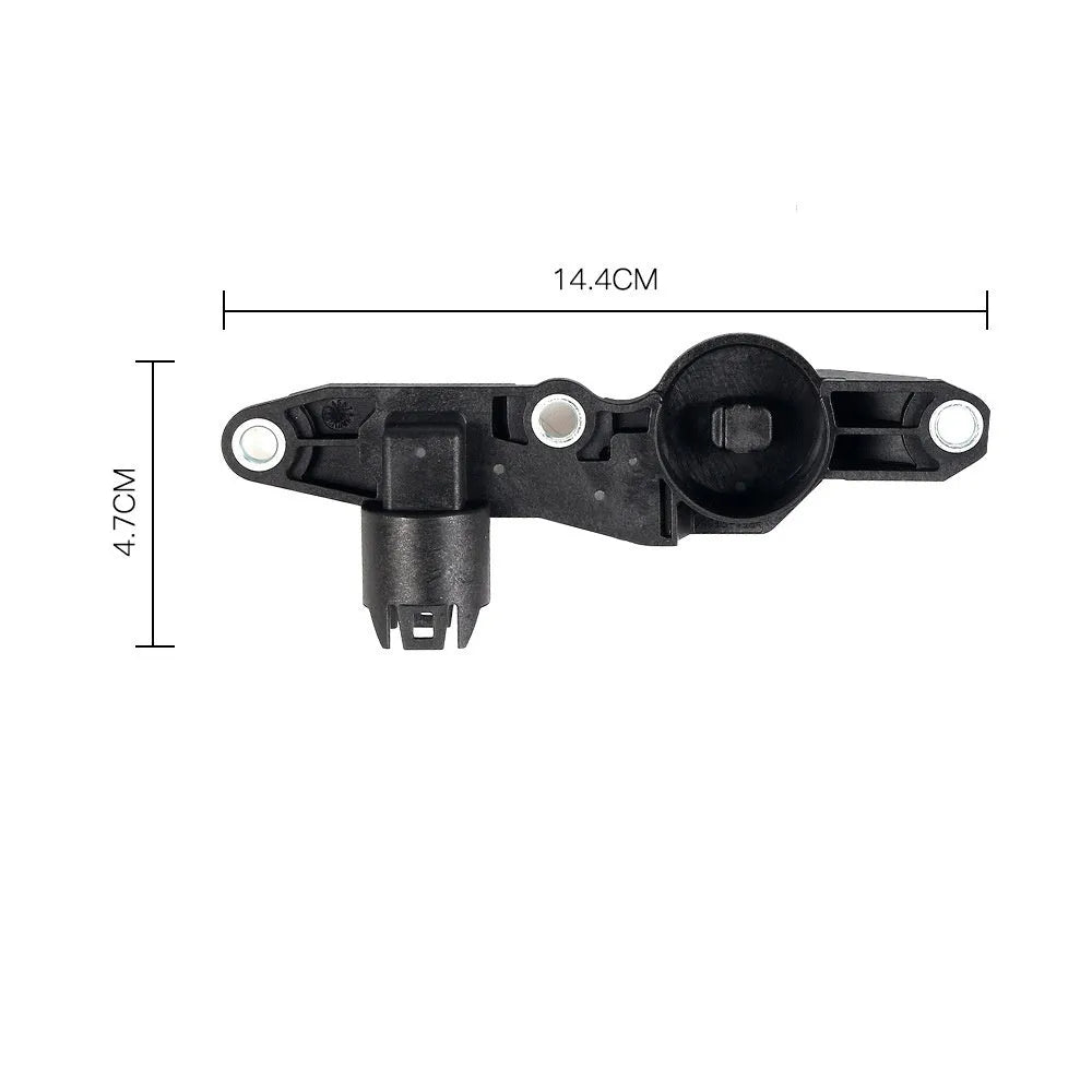 Black automotive crankshaft phase eccentric shaft sensor for BMW vehicles model 11377506503