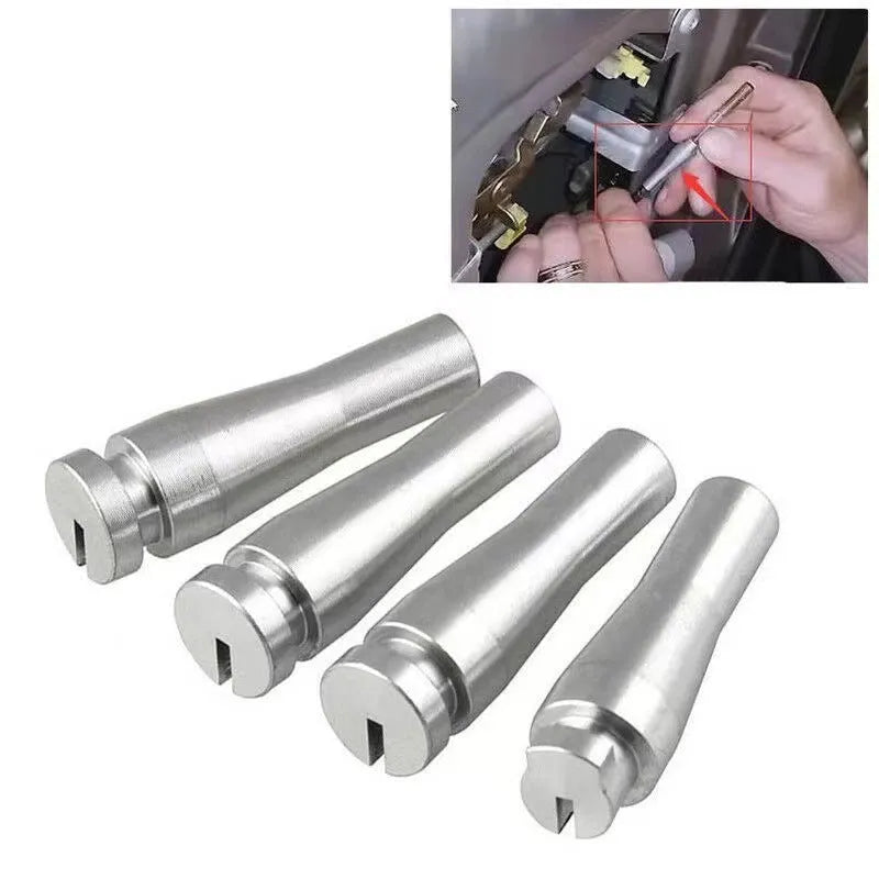Four silver aluminium auto parts for Ford F150 F250 F350 rear cab latch repair kit