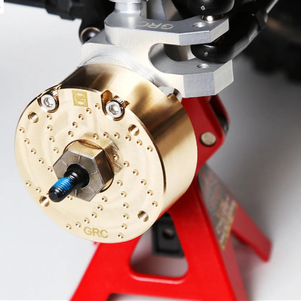 Brass gearbox cover component for wave box mechanical display models