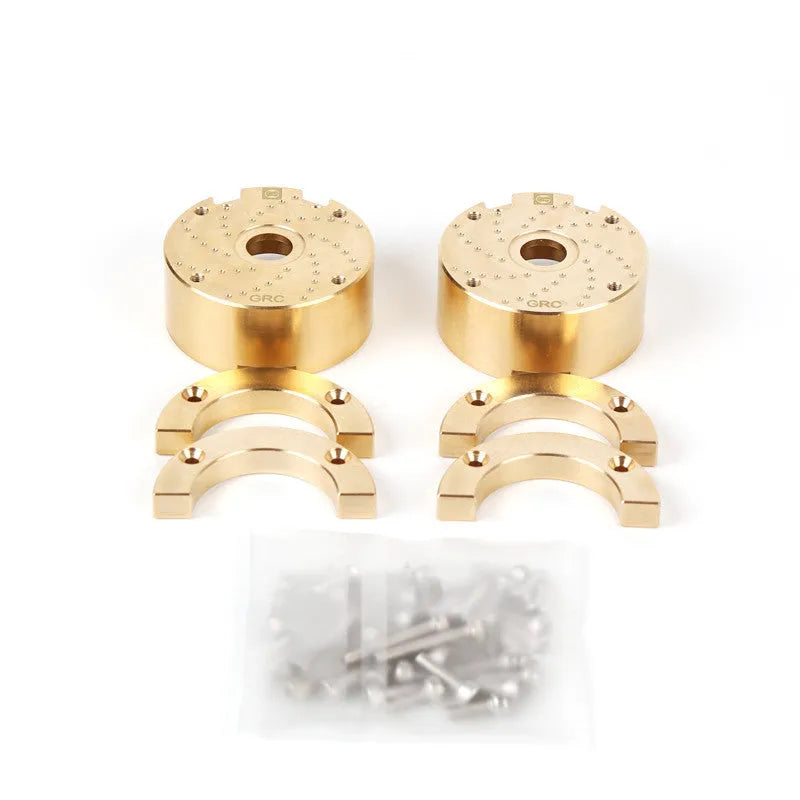 Brass gearbox cover component for wave box mechanical display models