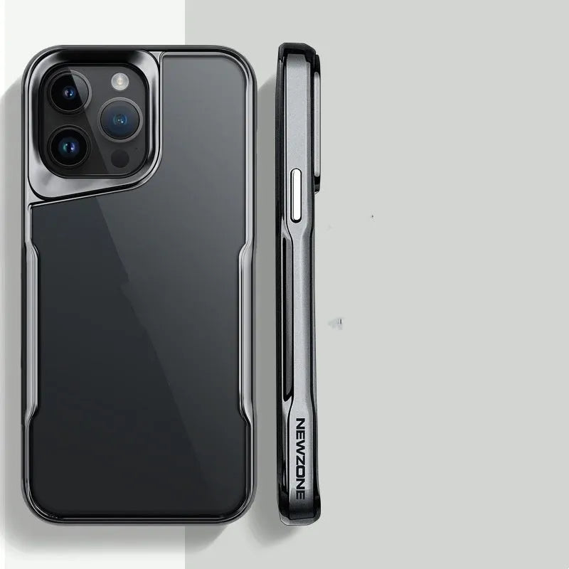 Original Armor Small Waist TPU PC phone case for iPhone in Titanium Black