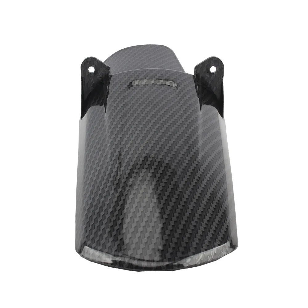 Carbon fibre motorcycle rear shock absorber fender for Light Bee models with standard mudguard design