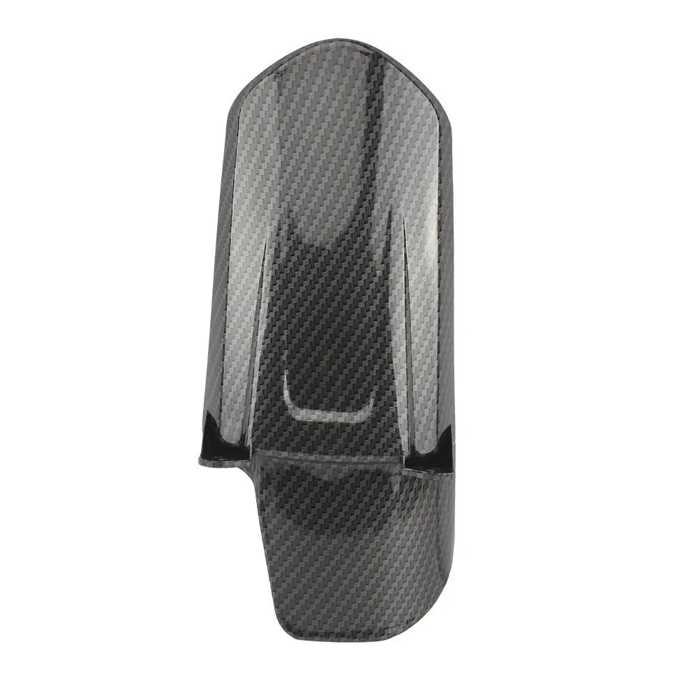 Carbon fibre motorcycle rear shock absorber fender for Light Bee models with standard mudguard design