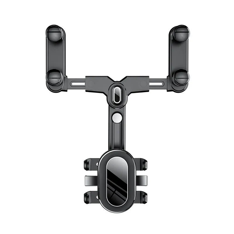 Black ABS automobile rear view mirror bracket for 7th generation upgraded folding rod mirrors