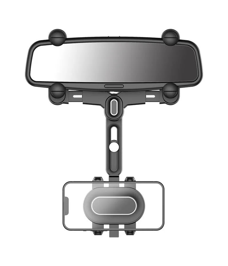 Black ABS automobile rear view mirror bracket for 7th generation upgraded folding rod mirrors