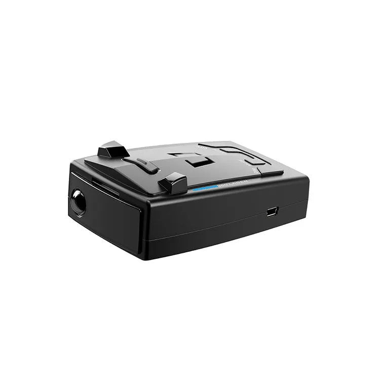 Laser velocimeter for car mobile speed measurement with compact 103mm x 65mm x 28mm dimensions