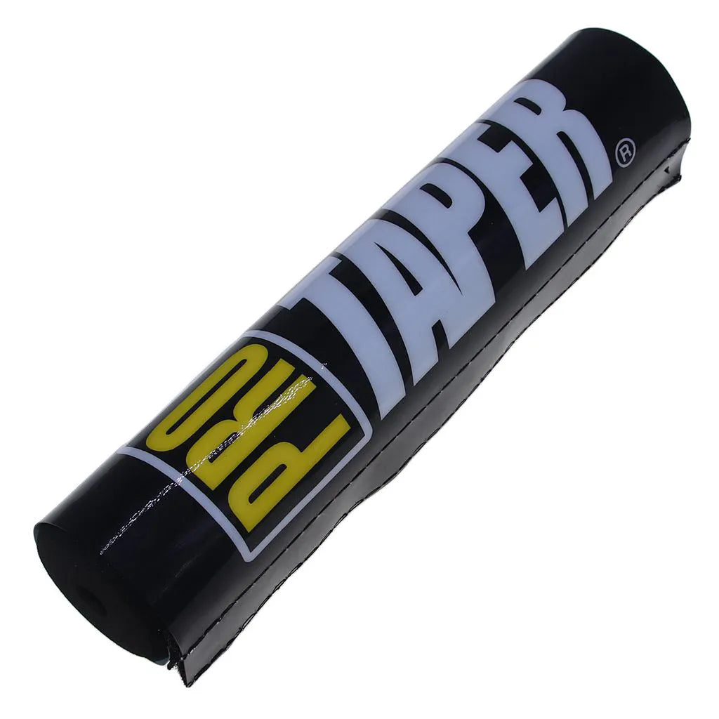 25cm long foam cover for motorcycle handlebar in black, blue, or red.