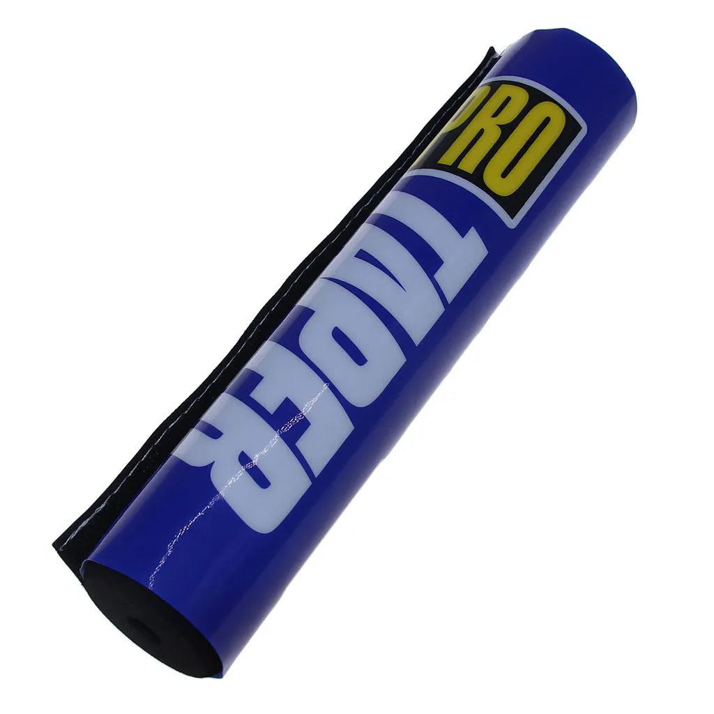 25cm long foam cover for motorcycle handlebar in black, blue, or red.