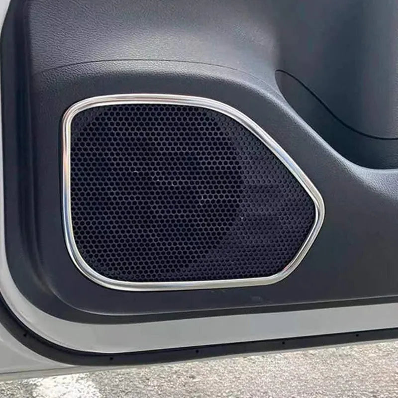 ROOX 40 series interior door audio frame stainless steel modification strips silver finish