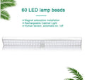 Slim rechargeable LED strip light with motion sensor in cold white or warm white.