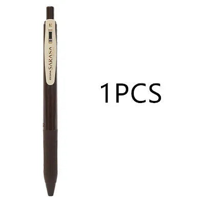 0.5mm bullet press water pen in retro colour options with refillable gel ink cartridge