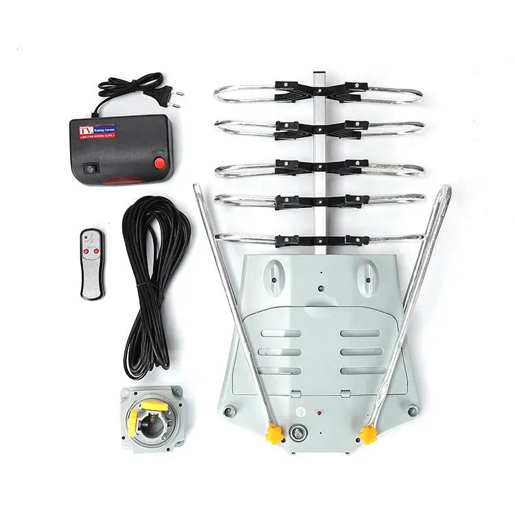 GR-1002 outdoor rotatable television antenna with high gain for digital TV reception