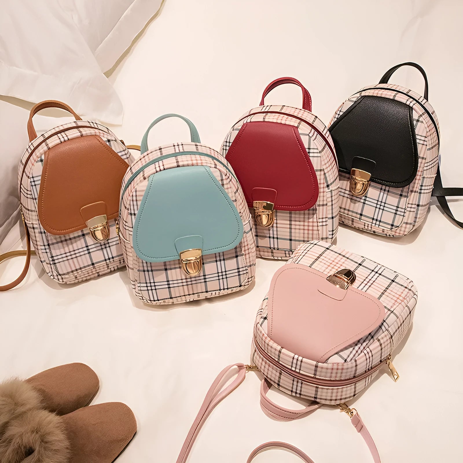 PU leather one shoulder diagonal phone bag in multiple colour options