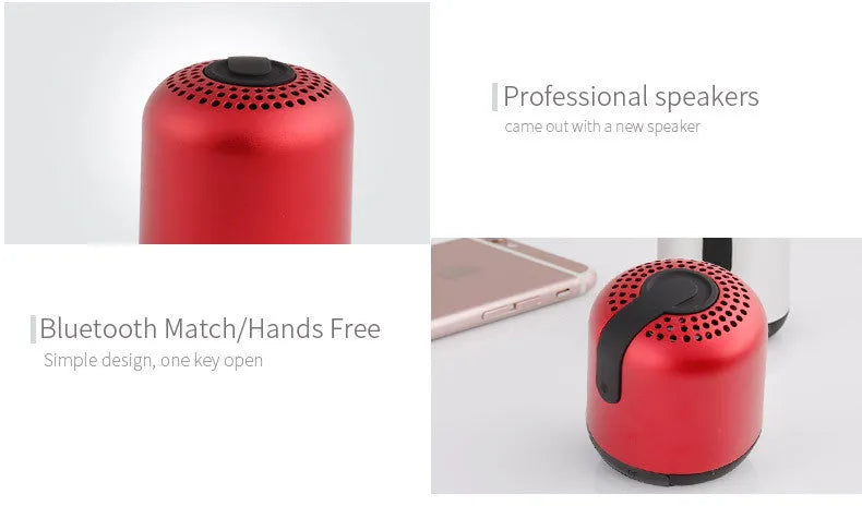 Hieha XQ11 cylinder-shaped mini portable Bluetooth speaker in choice of five colours