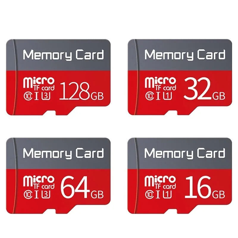 TF memory card for CCTV security cameras and dash cams in 128GB, 256GB, or 512GB capacities