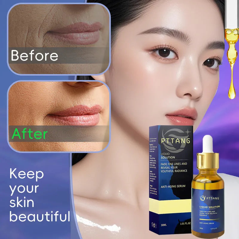 Glorious Facial Liquid moisturiser bottle measuring 10.1cm tall