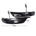 Ford Focus Mondeo rearview mirror waterfall lights with yellow and blue LED illumination in ABS plastic housing