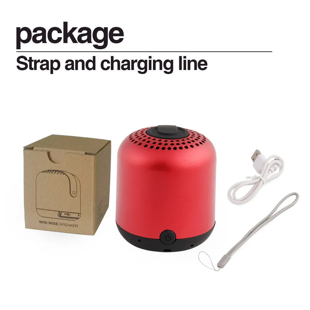 Hieha XQ11 cylinder-shaped mini portable Bluetooth speaker in choice of five colours