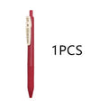 0.5mm bullet press water pen in retro colour options with refillable gel ink cartridge