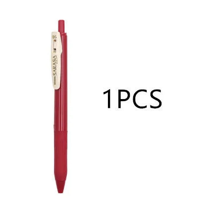 0.5mm bullet press water pen in retro colour options with refillable gel ink cartridge