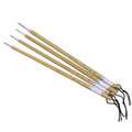 Joint brush Chinese calligraphy writing brush set with gold bodies and mixed hair brush heads