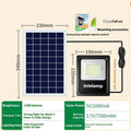 Outdoor solar LED light with three brightness options for courtyard or garden illumination