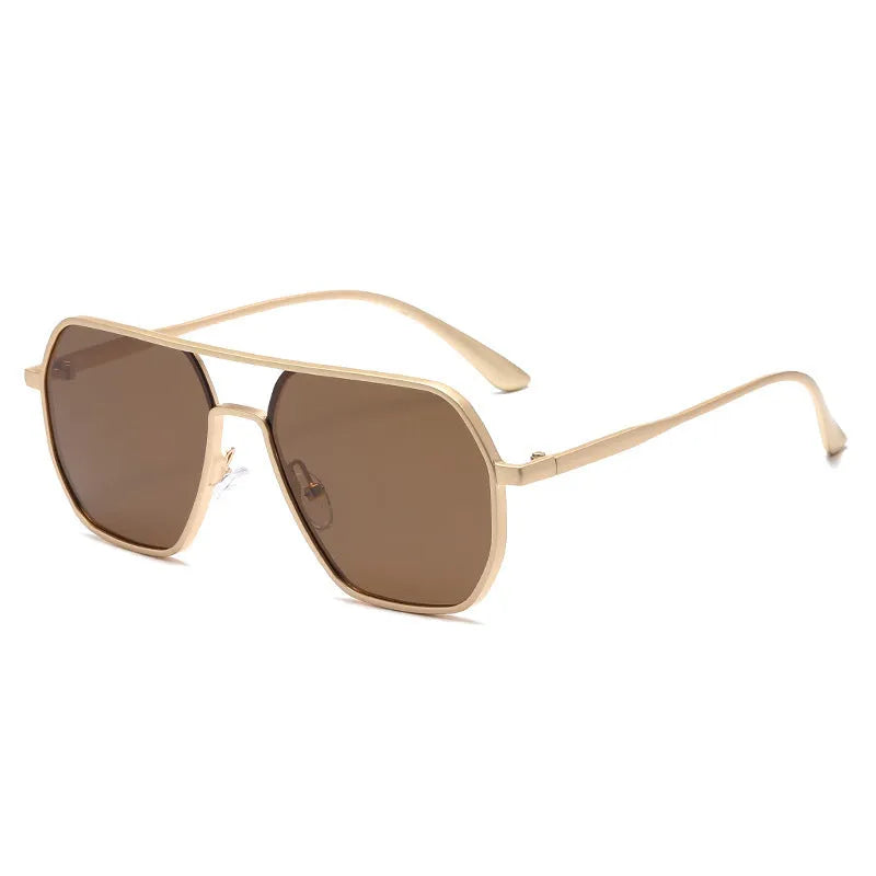 Polarised sunglasses for men in black frame with grey lenses, suitable for driving and UV protection.