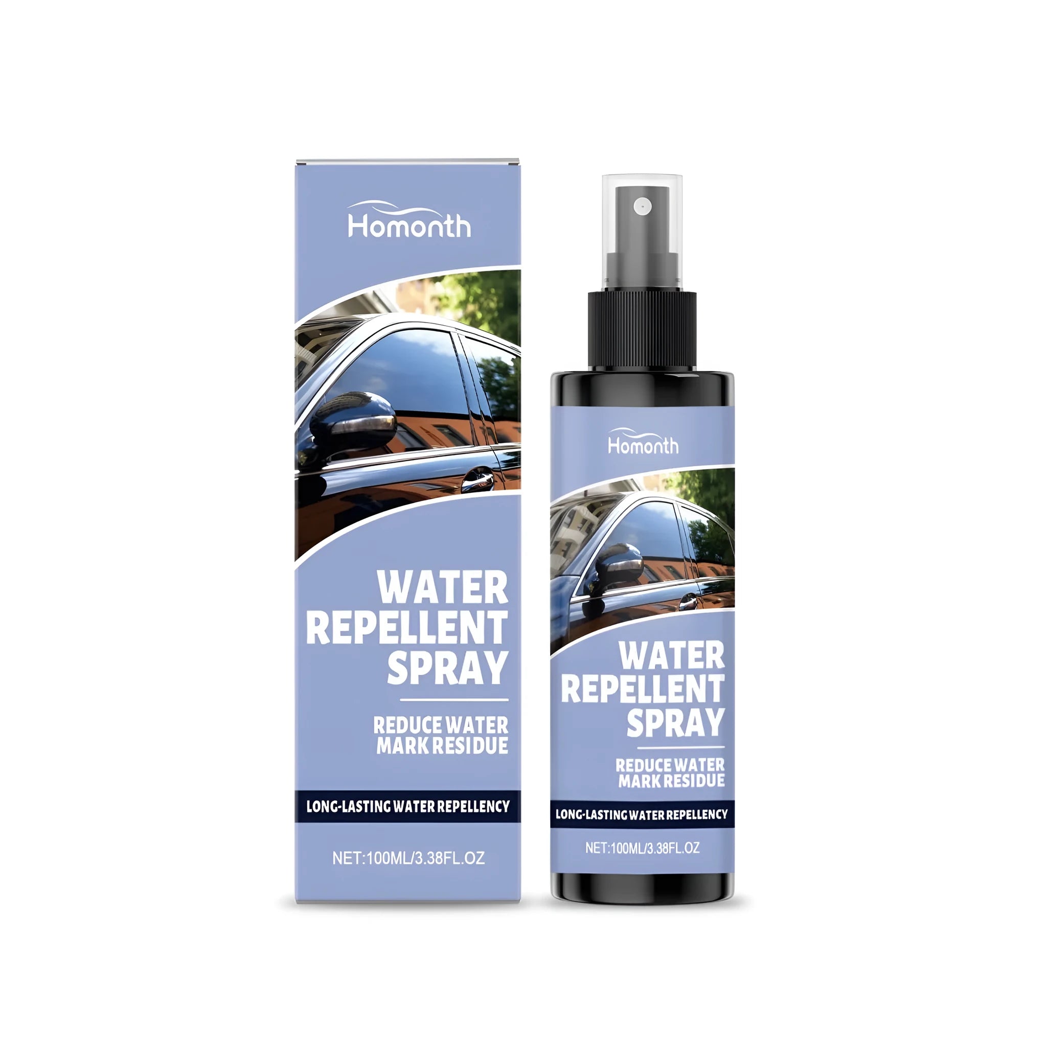 100ml water repellent spray bottle for car glass with hydrophobic coating ingredients